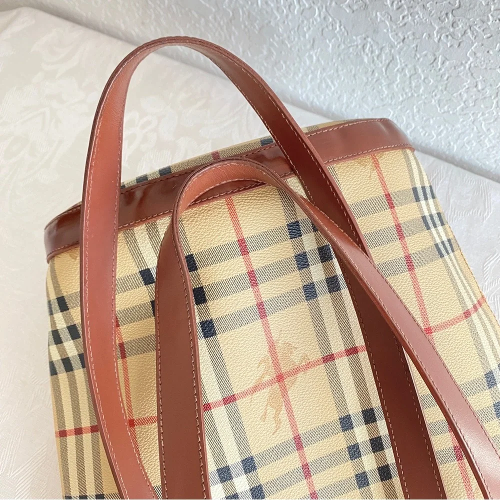 Burberry check tote